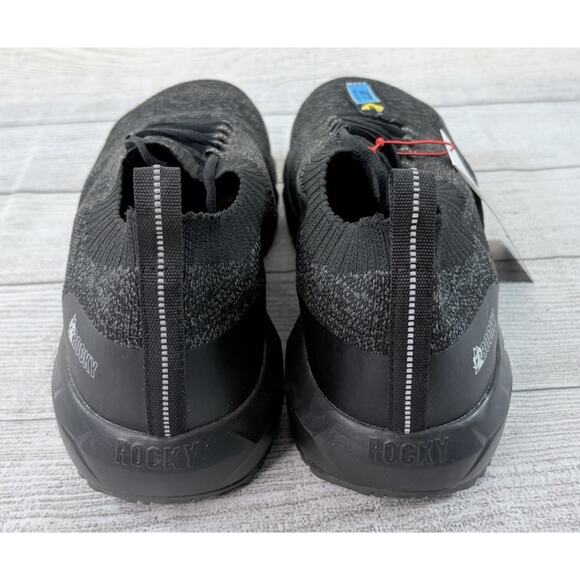 ROCKY Mens WorkKnit LX Alloy Toe Athletic Work Shoes Slip/Oil Res Black Size 13M - Picture 7 of 11